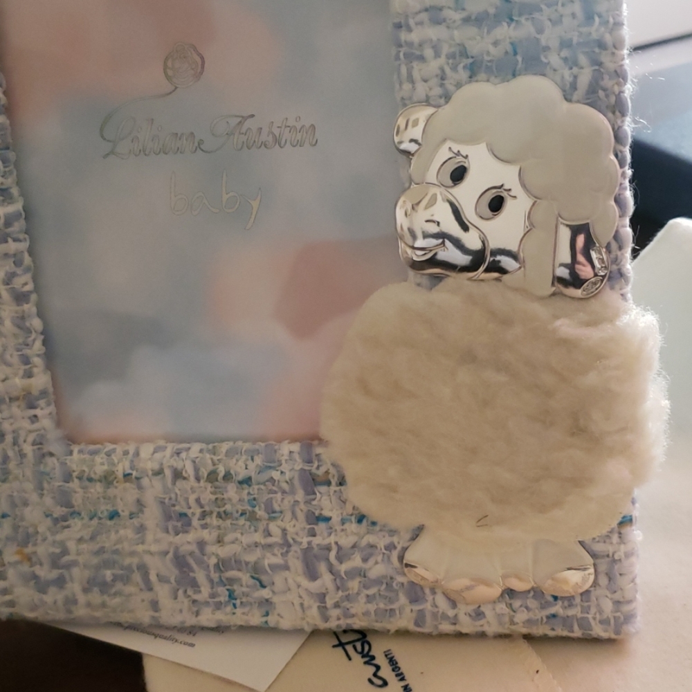 Lilian Austin Argenti Lamb Photo Frame NEW - Picture 2 of 9